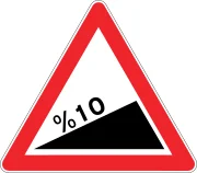 Şekildeki trafik işareti aşağıdakilerden hangisini bildirir? — soru görseli