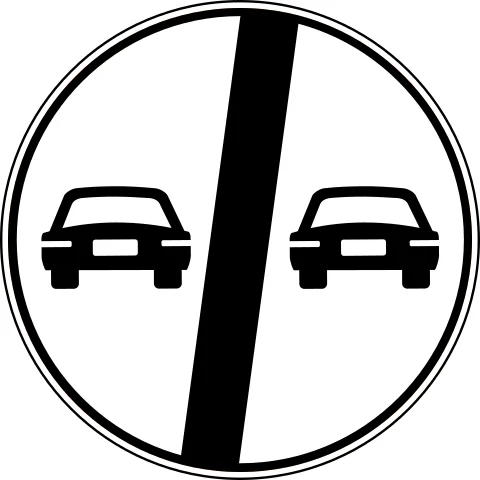 Şekildeki trafik işareti aşağıdakilerden hangisini bildirir? — soru görseli