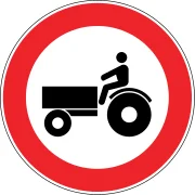 Şekildeki trafik işareti aşağıdakilerden hangisini bildirir? — soru görseli