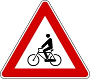 Şekildeki trafik işareti aşağıdakilerden hangisini bildirir? — soru görseli